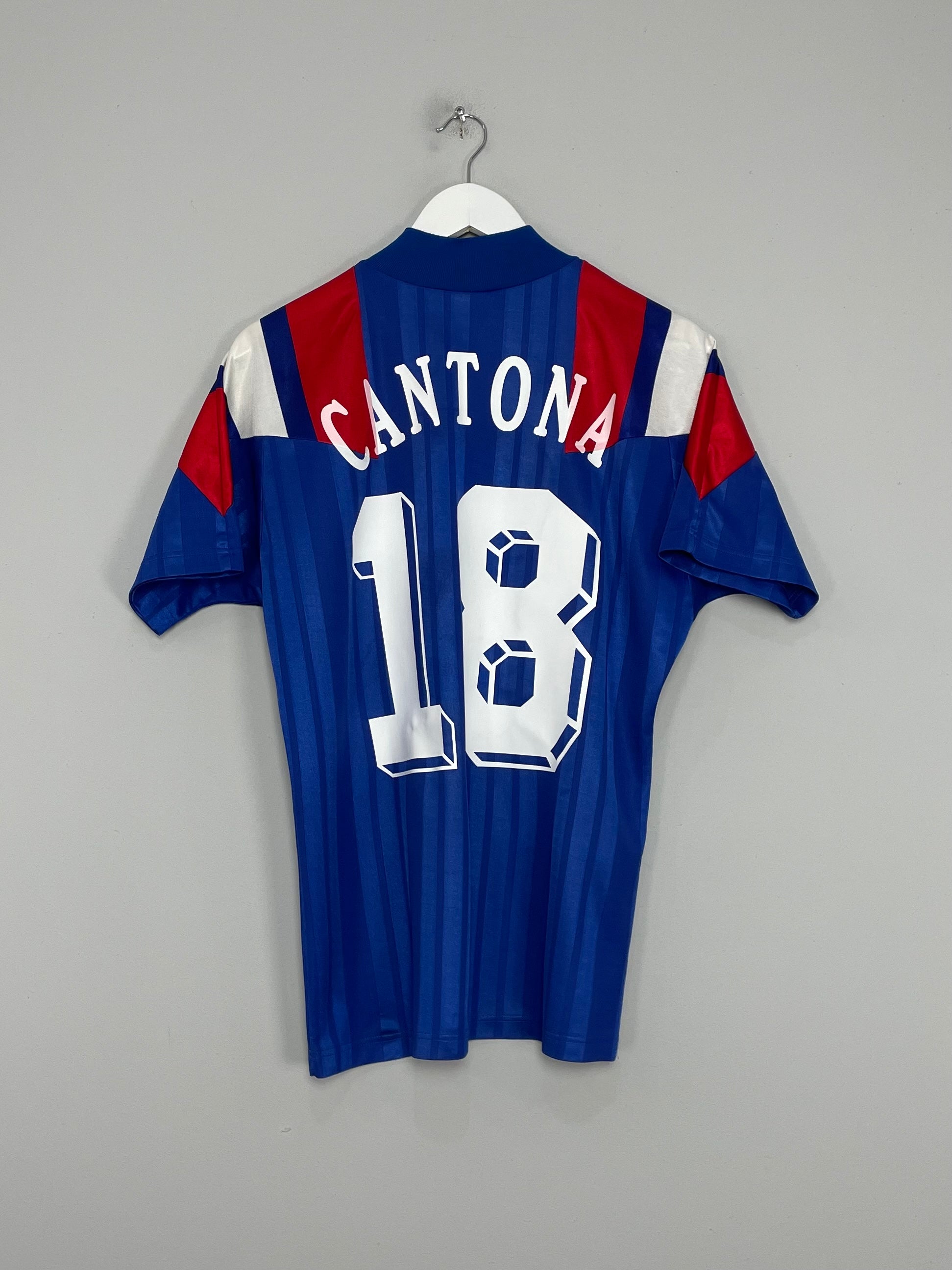 Image of the France Cantona shirt from the 1992/93 season