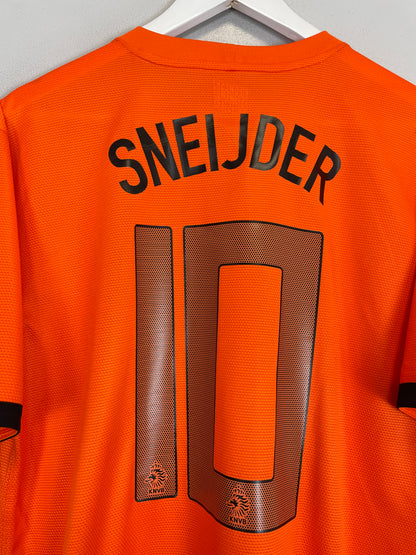 2012/13 NETHERLANDS SNEIJDER #10 HOME SHIRT (L) NIKE