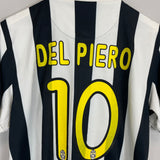 2009/10 JUVENTUS DEL PIERO #10 HOME SHIRT (L) NIKE