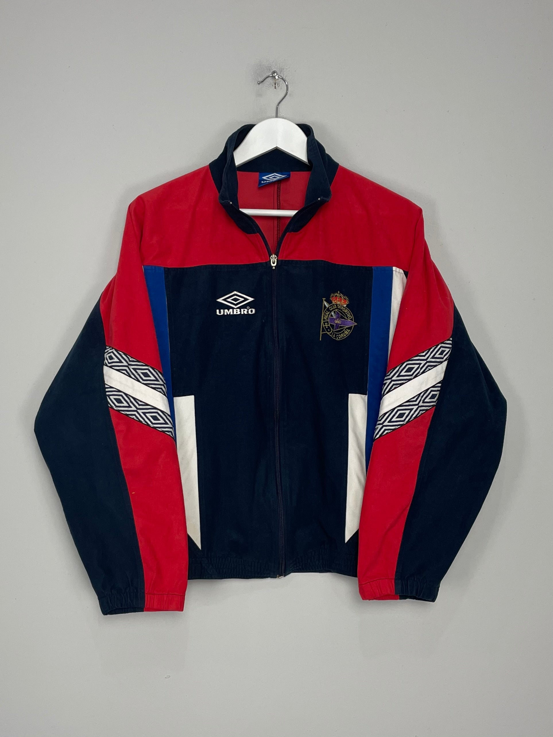 1994/96 DEPORTIVO LA CORUNA TRACK JACKET (M) UMBRO