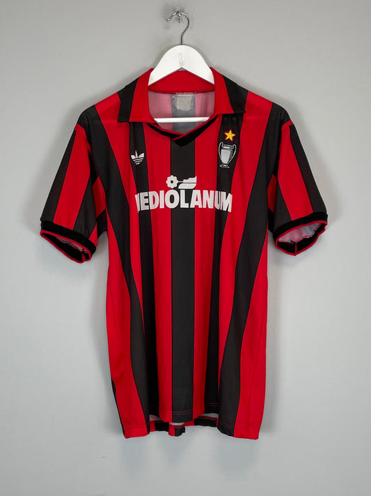 1990/92 AC MILAN HOME SHIRT (M) ADIDAS