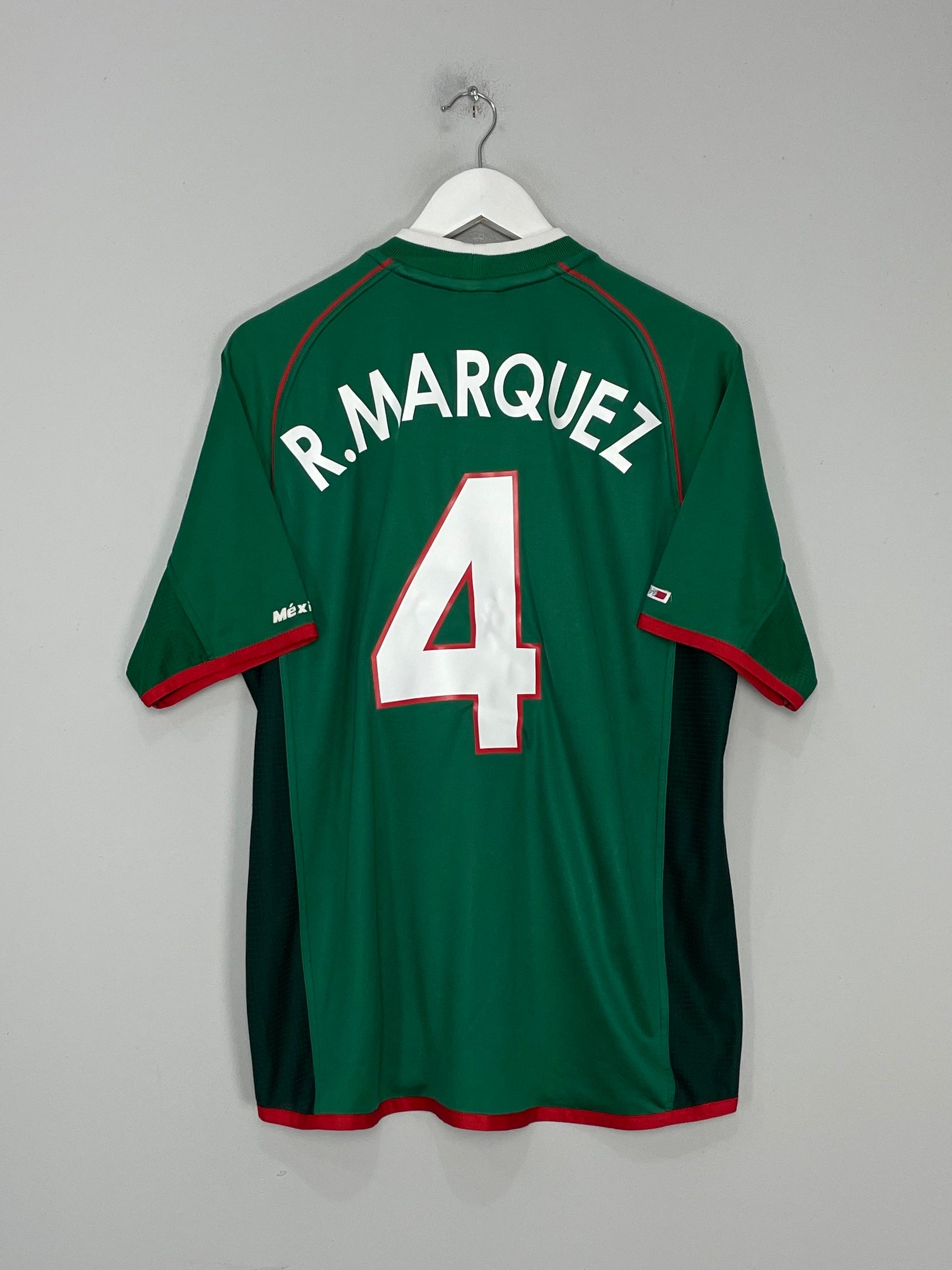 2001/02 MEXICO R.MARQUEZ #4 HOME SHIRT (XL) ATLETICA