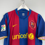 2007/08 BARCELONA MESSI #19 HOME SHIRT (L) NIKE