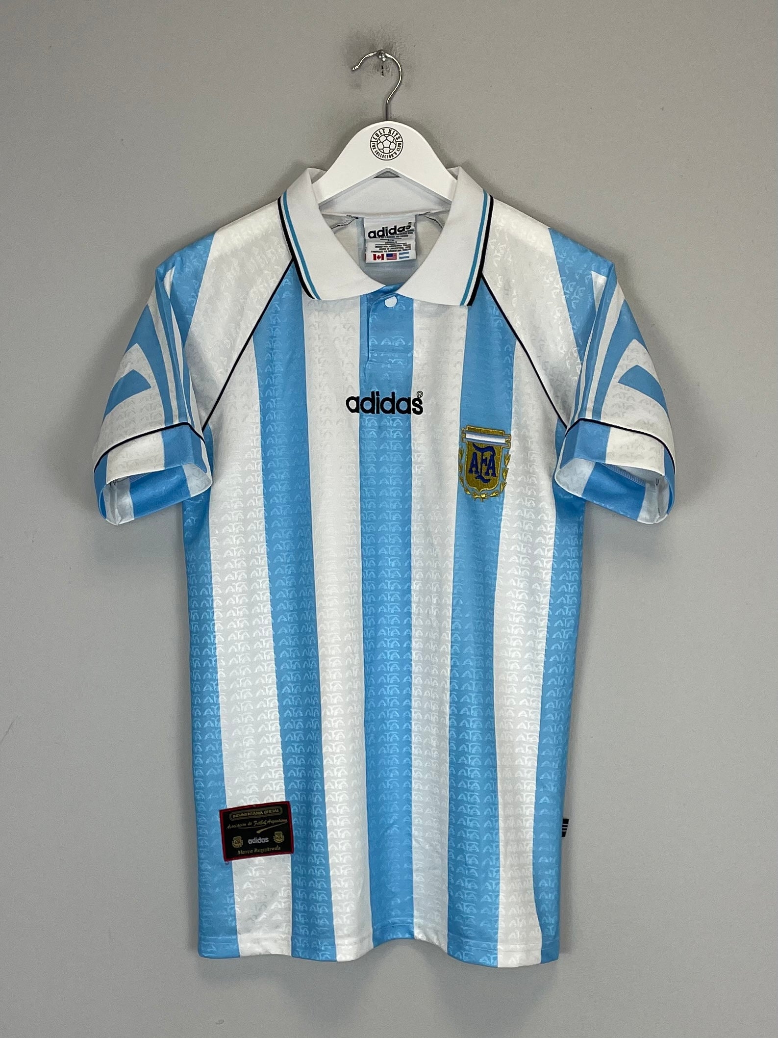 1996 ARGENTINA HOME SHIRT (L) ADIDAS