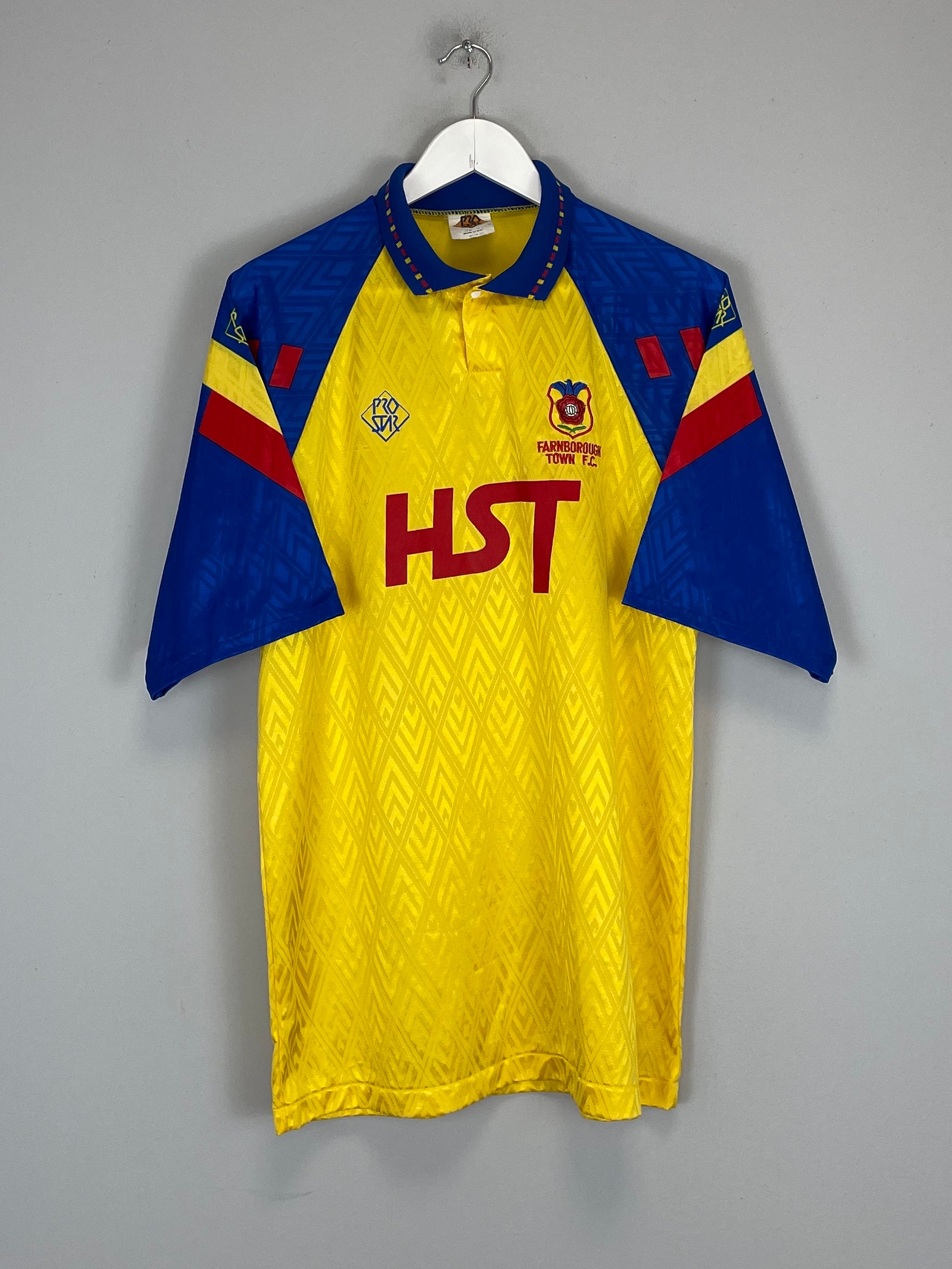 1991/92 FARNBOROUGH TOWN #7 HOME SHIRT (L) PRO STAR