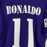 2002/03 REAL MADRID RONALDO #11 CENTENARY THIRD SHIRT (L) ADIDAS