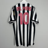 1998/99 JUVENTUS DEL PIERO #10 HOME SHIRT (XXL) KAPPA