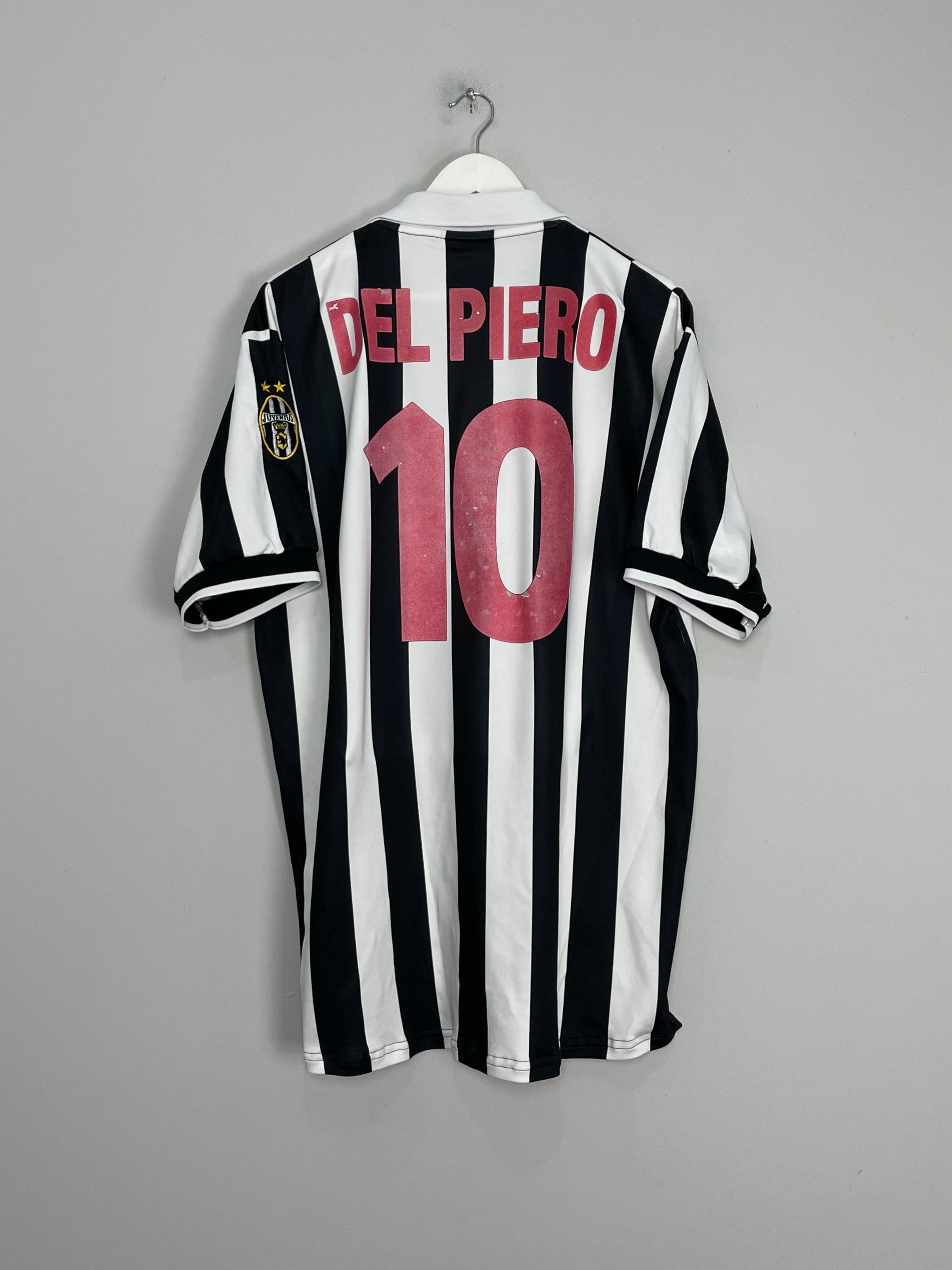 1998/99 JUVENTUS DEL PIERO #10 HOME SHIRT (XXL) KAPPA