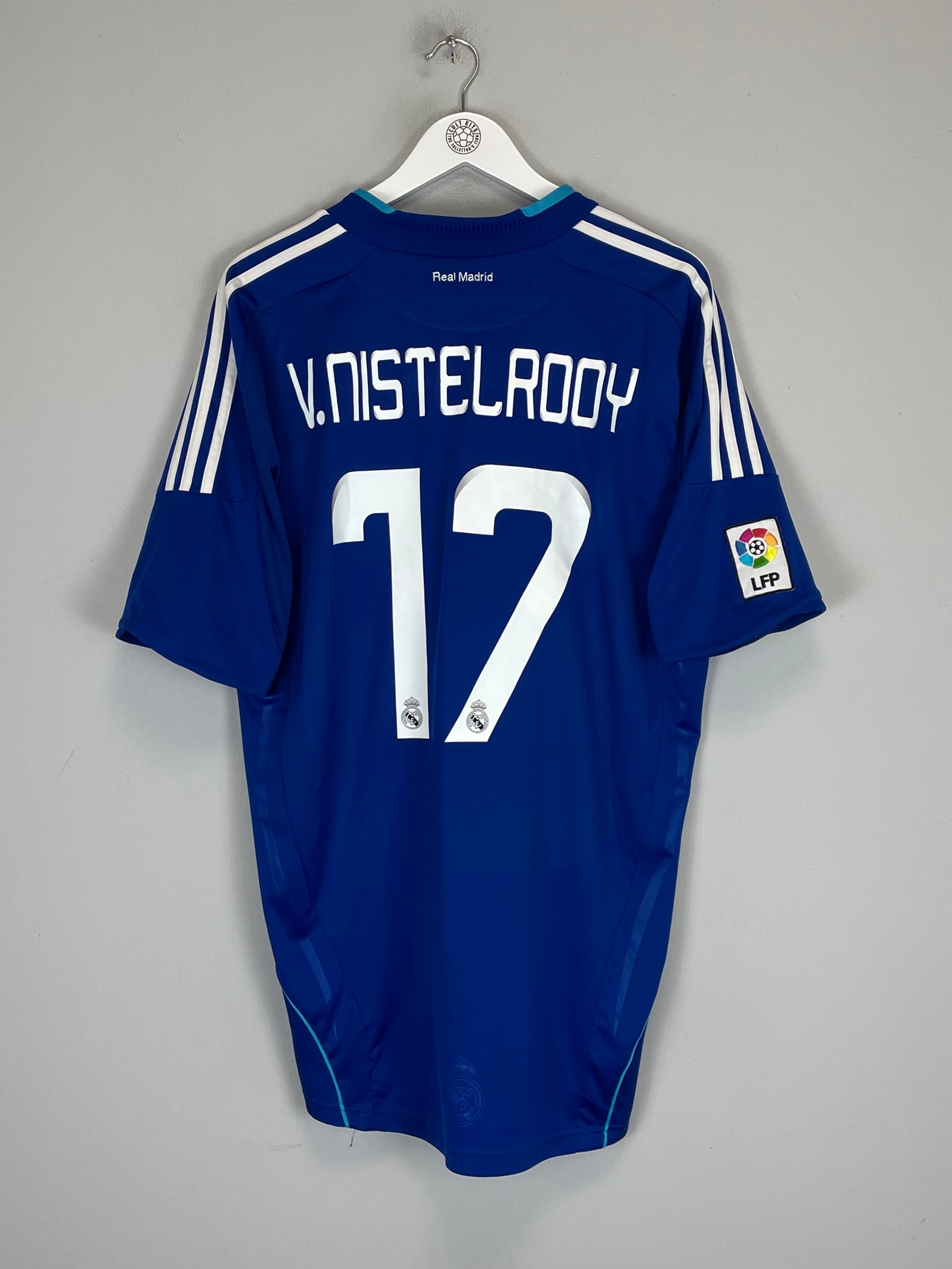 2008/09 REAL MADRID V.NISTELROOY #17 AWAY SHIRT (XL) ADIDAS