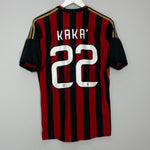 2013/14 AC MILAN KAKA #22 HOME SHIRT (M) ADIDAS