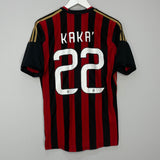 2013/14 AC MILAN KAKA #22 HOME SHIRT (M) ADIDAS