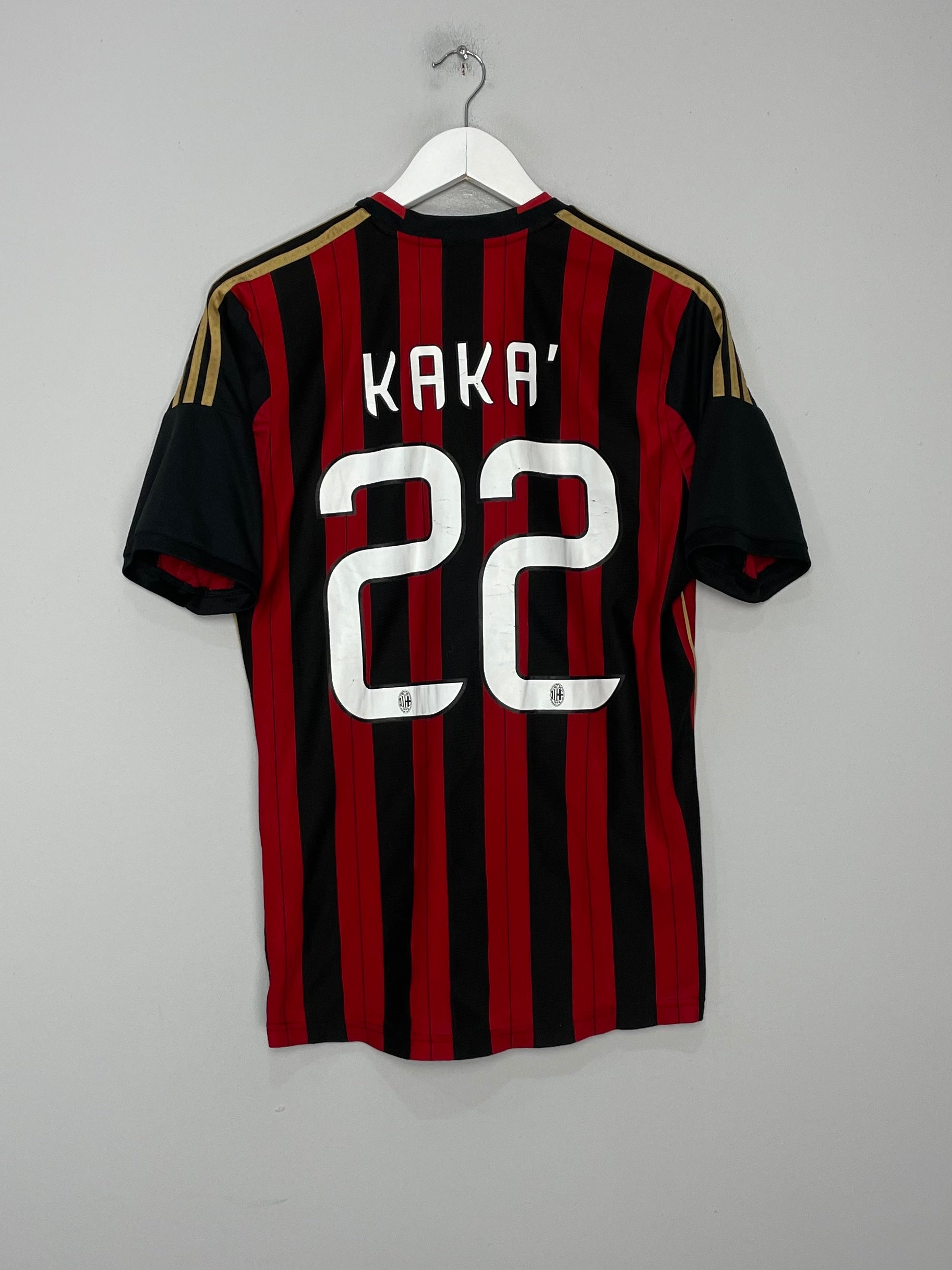 2013/14 AC MILAN KAKA #22 HOME SHIRT (M) ADIDAS