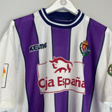 1999/01 REAL VALLADOLID HOME SHIRT (XL) KELME