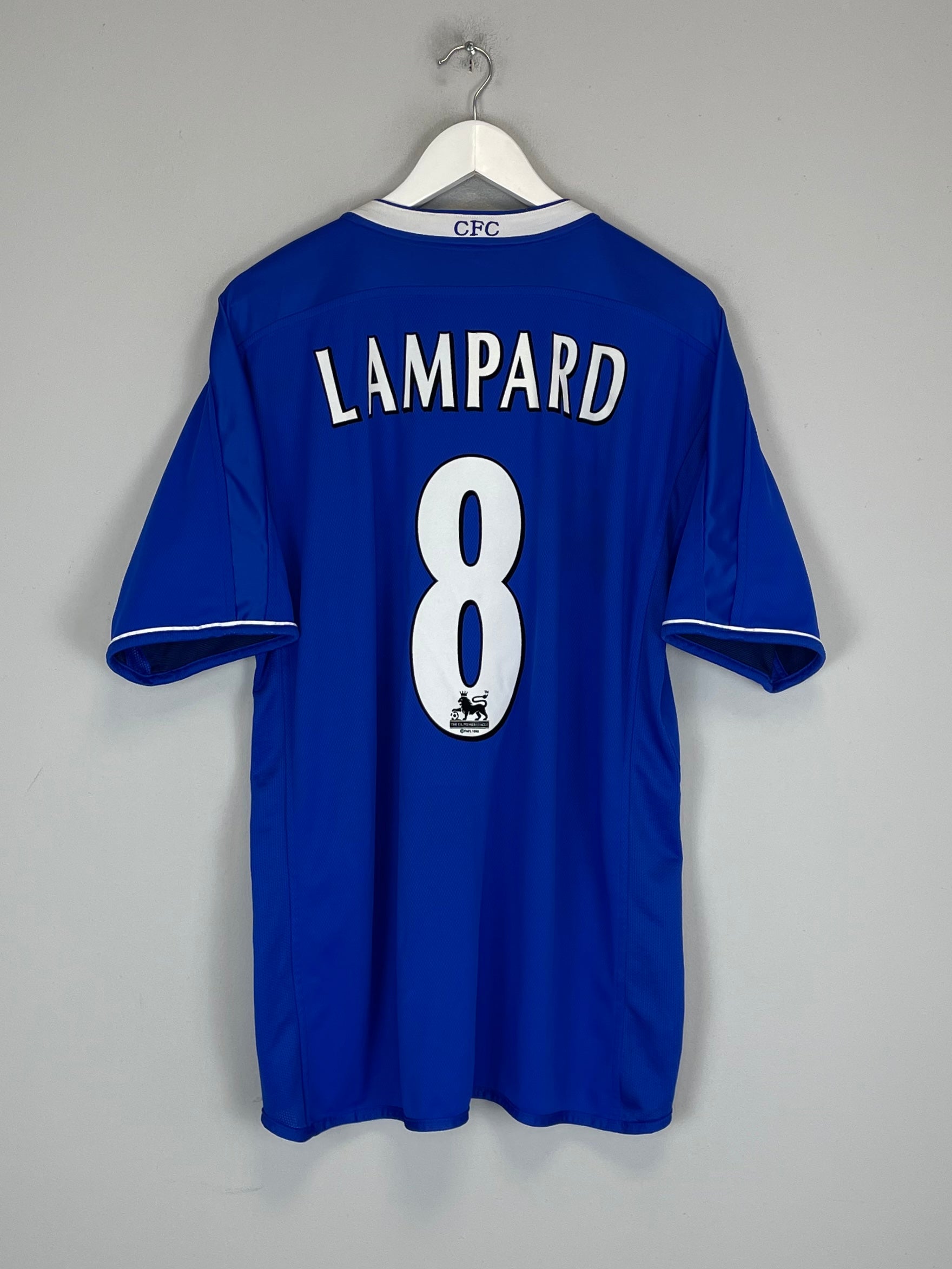 2003/05 CHELSEA LAMPARD #8 HOME SHIRT (XL) UMBRO