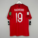 Image of the England Rashford shirt from the 2018/19 season