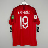 Image of the England Rashford shirt from the 2018/19 season