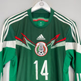 2014/15 MEXICO J.HERNANDEZ #14 L/S HOME SHIRT (M) ADIDAS