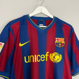 2009/10 BARCELONA MESSI #10 HOME SHIRT (XL) NIKE