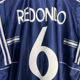 1998/99 REAL MADRID REDONDO #6 AWAY SHIRT (XL) ADIDAS