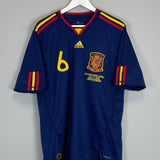 2010/11 SPAIN A.INIESTA #6 AWAY SHIRT (XXL) ADIDAS