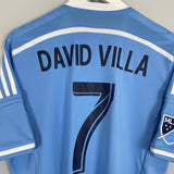 2015/16 NEW YORK CITY DAVID VILLA #7 HOME SHIRT (L) ADIDAS