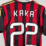 2013/14 AC MILAN KAKA #22 HOME SHIRT (S) ADIDAS