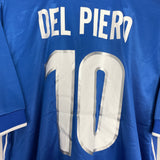 1997/98 ITALY DEL PIERO #10 HOME SHIRT (L) NIKE