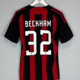 2008/09 AC MILAN BECKHAM #23 HOME SHIRT (S) ADIDAS