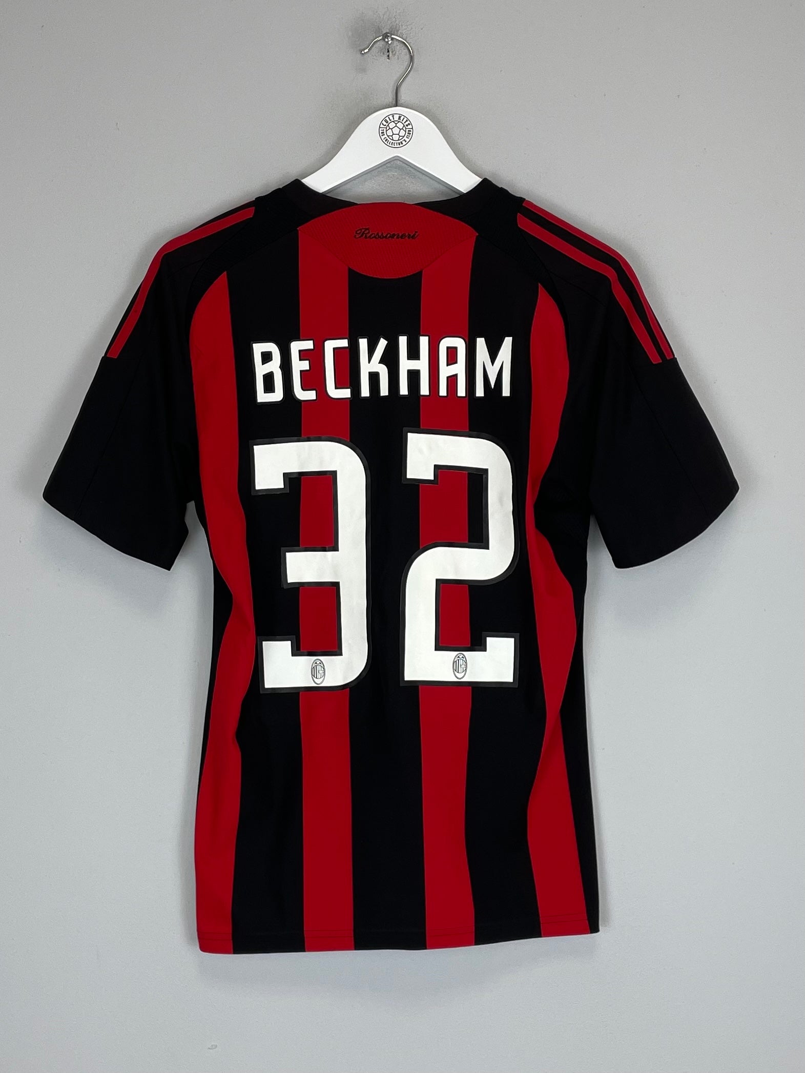 2008/09 AC MILAN BECKHAM #23 HOME SHIRT (S) ADIDAS