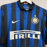 2011/12 INTER MILAN FORLAN #9 *BNWT* HOME SHIRT (M) NIKE