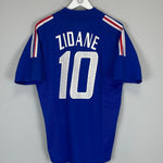 2002/04 FRANCE ZIDANE #10 HOME SHIRT (M) ADIDAS