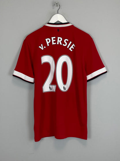 2014/15 MANCHESTER UNITED V.PERSIE #20 HOME SHIRT (M) NIKE