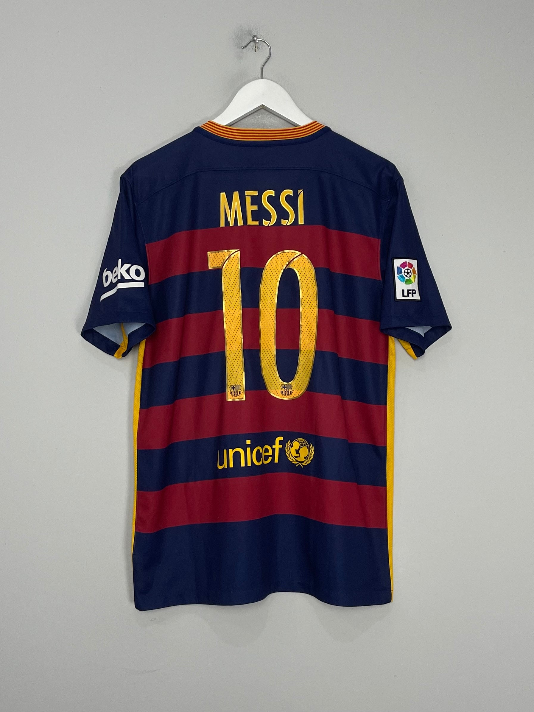 2015/16 BARCELONA MESSI #10 HOME SHIRT (L) NIKE