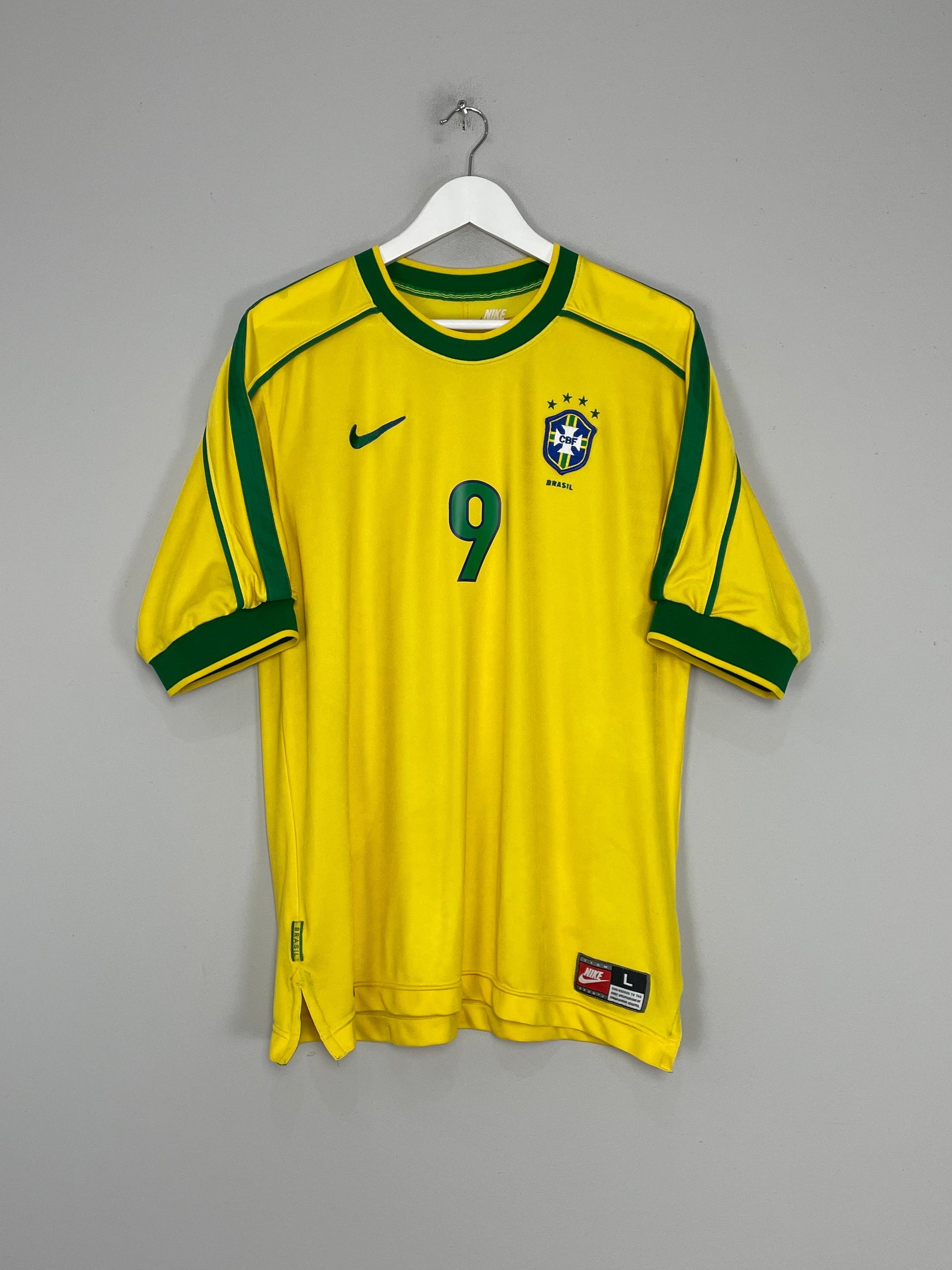 CULT KITS - 1998/00 BRAZIL RONALDO #9 AWAY SHIRT (XL) NIKE – Cult Kits