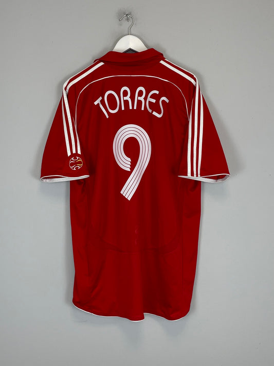 2006/07 LIVERPOOL TORRES #9 HOME SHIRT (XL) ADIDAS