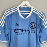 2015/16 NEW YORK CITY DAVID VILLA #7 HOME SHIRT (L) ADIDAS