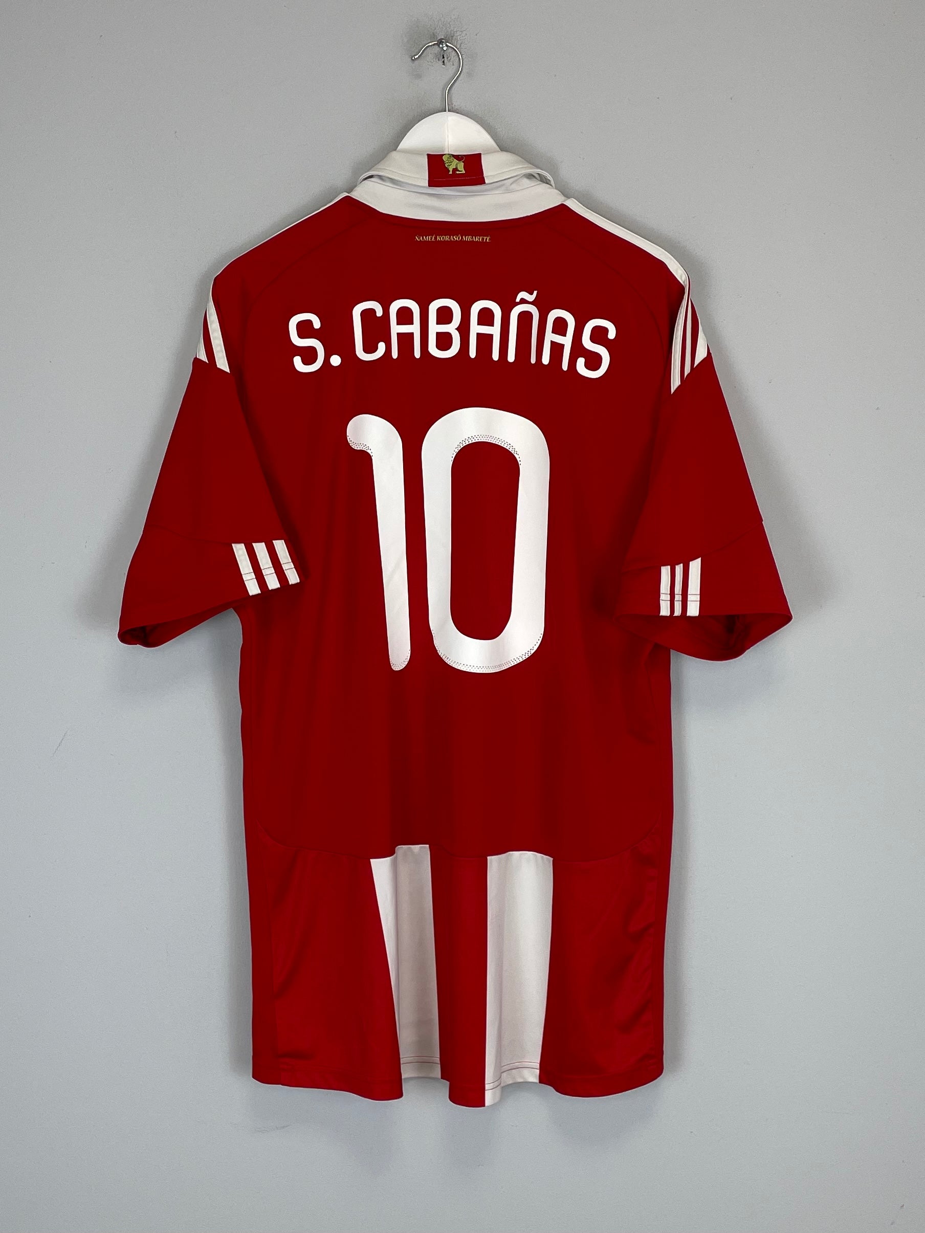 2010 PARAGUAY S.CABANAS #10 HOME SHIRT (XL) ADIDAS