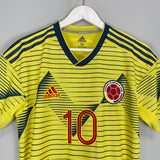 2019/20 COLOMBIA JAMES #10 *AUTHENTIC* HOME SHIRT (M) ADIDAS