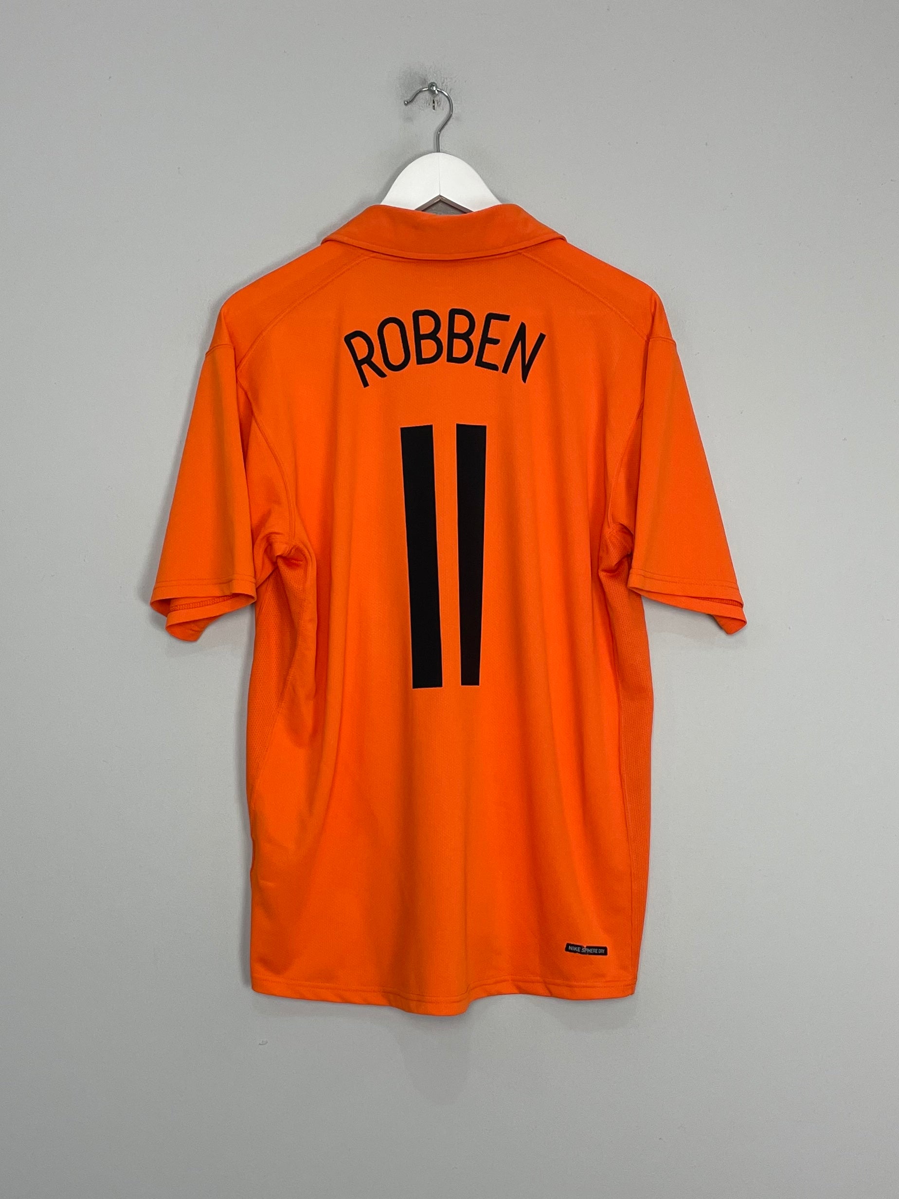 2006/08 NETHERLANDS ROBBEN #11 HOME SHIRT (L) NIKE