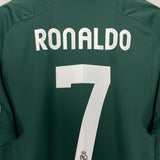 2012/13 REAL MADRID RONALDO #7 C/L THIRD SHIRT (XL) ADIDAS