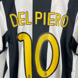 2008/09 JUVENTUS DEL PIERO #10 HOME SHIRT (S) NIKE