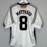 1998/00 GERMANY MATTHAUS #8 HOME SHIRT (L) ADIDAS