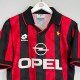 1994/95 AC MILAN #7 HOME SHIRT (M) LOTTO