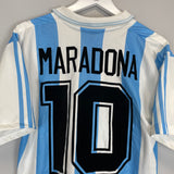 1994/95 ARGENTINA MARADONA #10 HOME SHIRT (M) ADIDAS