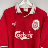 1996/98 LIVERPOOL MCMANAMAN #7 HOME SHIRT (L) REEBOK