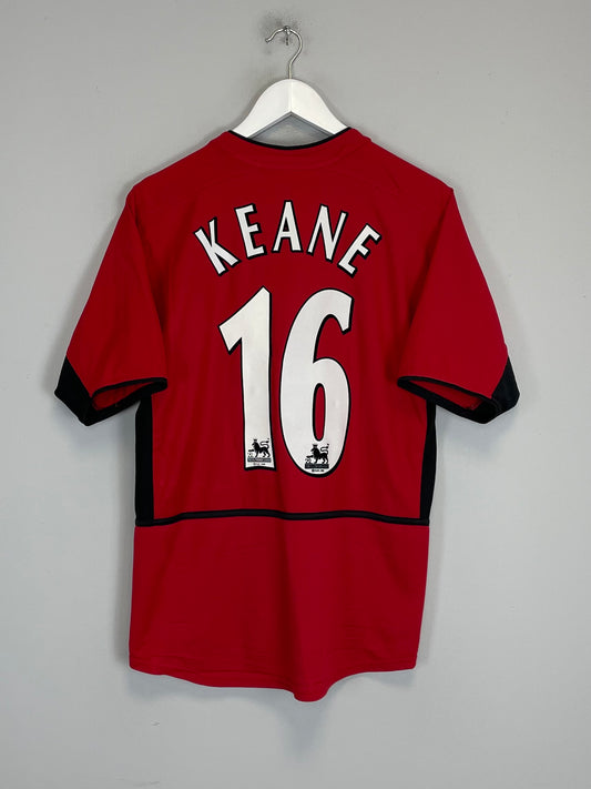 2002/04 MANCHESTER UNITED KEANE #16 HOME SHIRT (S) NIKE