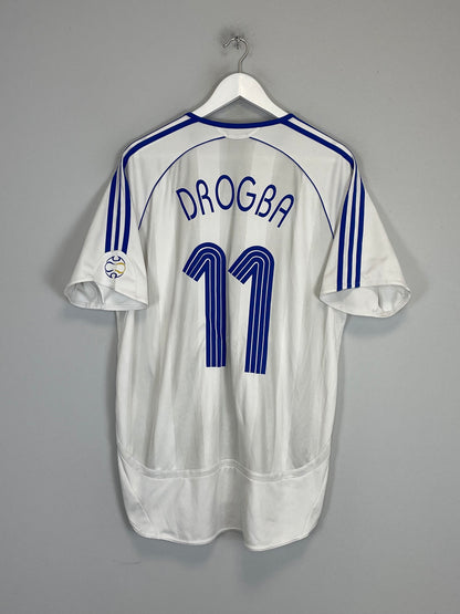 2006/07 CHELSEA DROGBA #11 AWAY SHIRT (M) ADIDAS