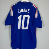 2002/04 FRANCE ZIDANE #10 HOME SHIRT (XL) ADIDAS