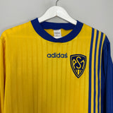 1990/92 CLERMONT AUVERGNE L/S #6 HOME SHIRT (M) ADIDAS