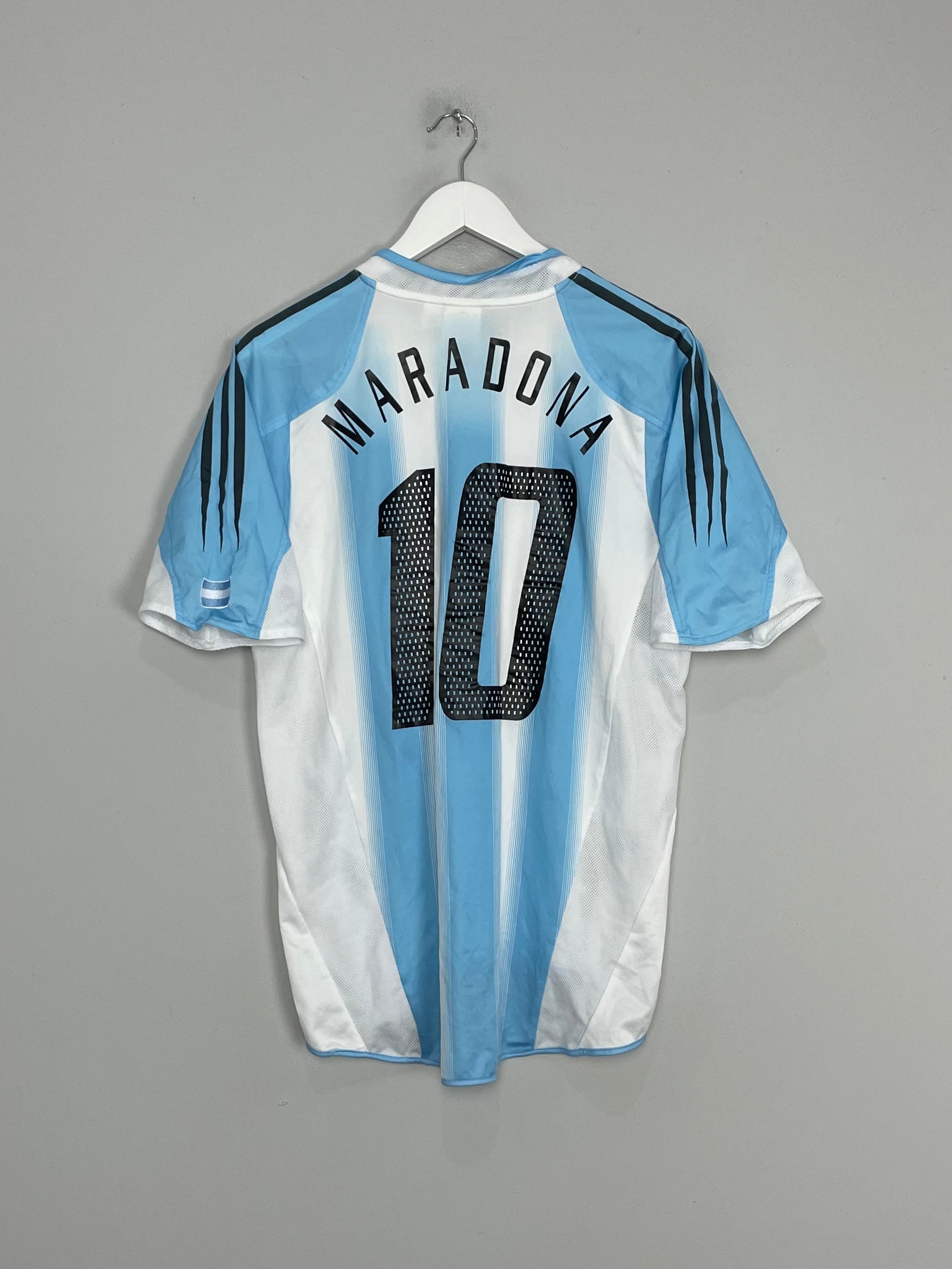 2004/05 ARGENTINA MARADONA #10 HOME SHIRT (M) ADIDAS